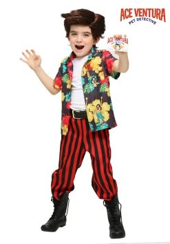 Toddler Ace Ventura Costume With Wig