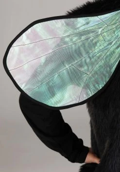 Black Fly Costume For Adults -FunCostumes shop adult black fly costume alt 4