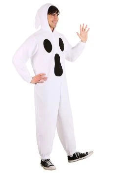 Ghastly Ghost Costume For Adults -FunCostumes shop adult ghastly ghost costume alt 2