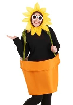 Plus Size Flower Pot Costume For Adults