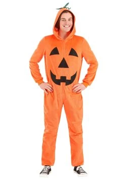 Pumpkin Costume Jumpsuit For Adults