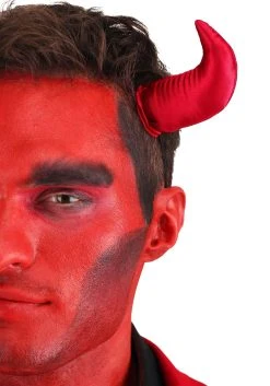 Mens Red Suit Devil Costume -FunCostumes shop adult red suit devil costume alt 2