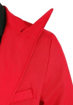 Mens Red Suit Devil Costume -FunCostumes shop adult red suit devil costume alt 3