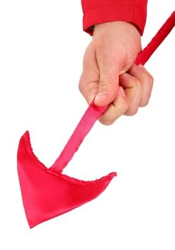 Mens Red Suit Devil Costume -FunCostumes shop adult red suit devil costume alt 4