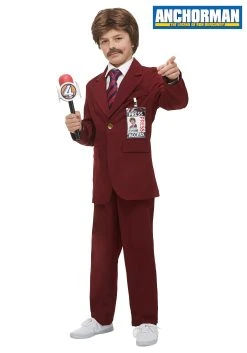 Anchorman Child Ron Burgundy Costume