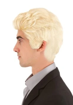 Blonde Salesman Wig For Men -FunCostumes shop blonde salesman wig alt 2