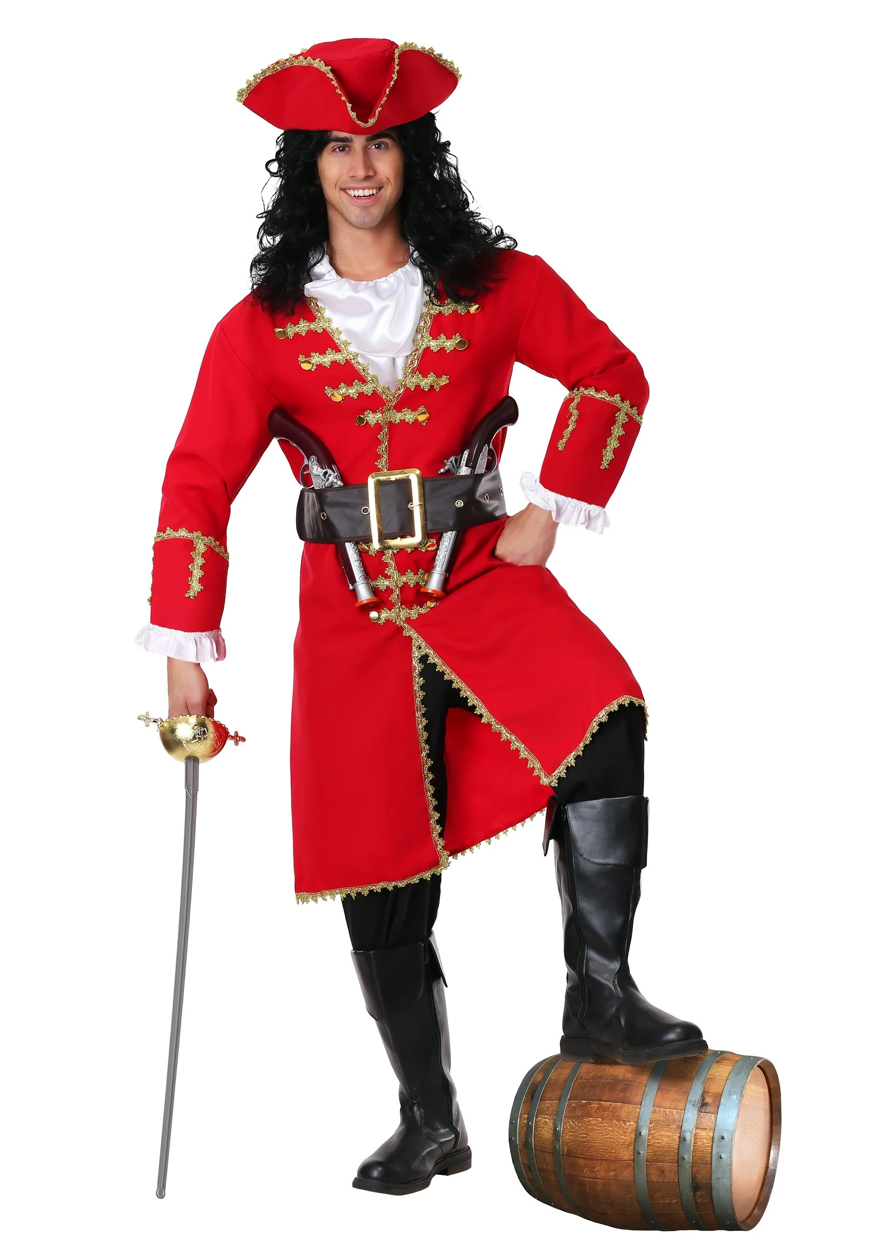 Captain Blackheart Pirate Men's Costume 1 Captain Blackheart Pirate Men's Costume