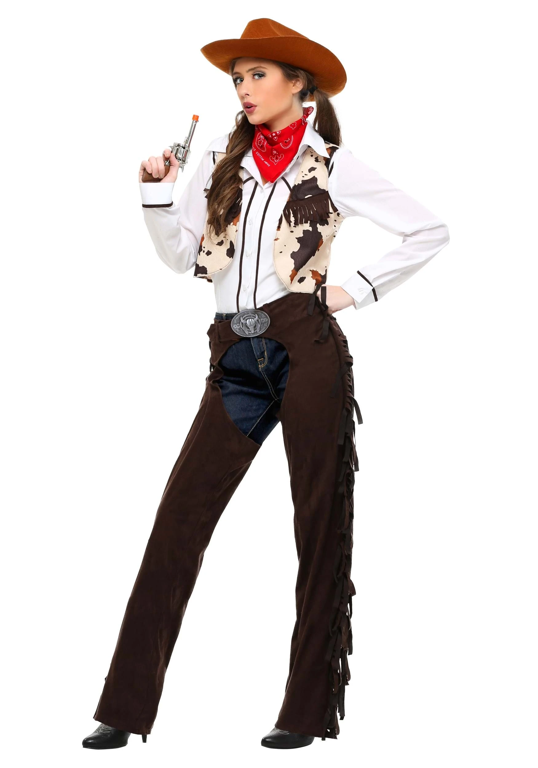 Cowgirl Chaps Women's Costume Cowgirl Chaps Women's Costume -FunCostumes shop cowgirl chaps womens costume