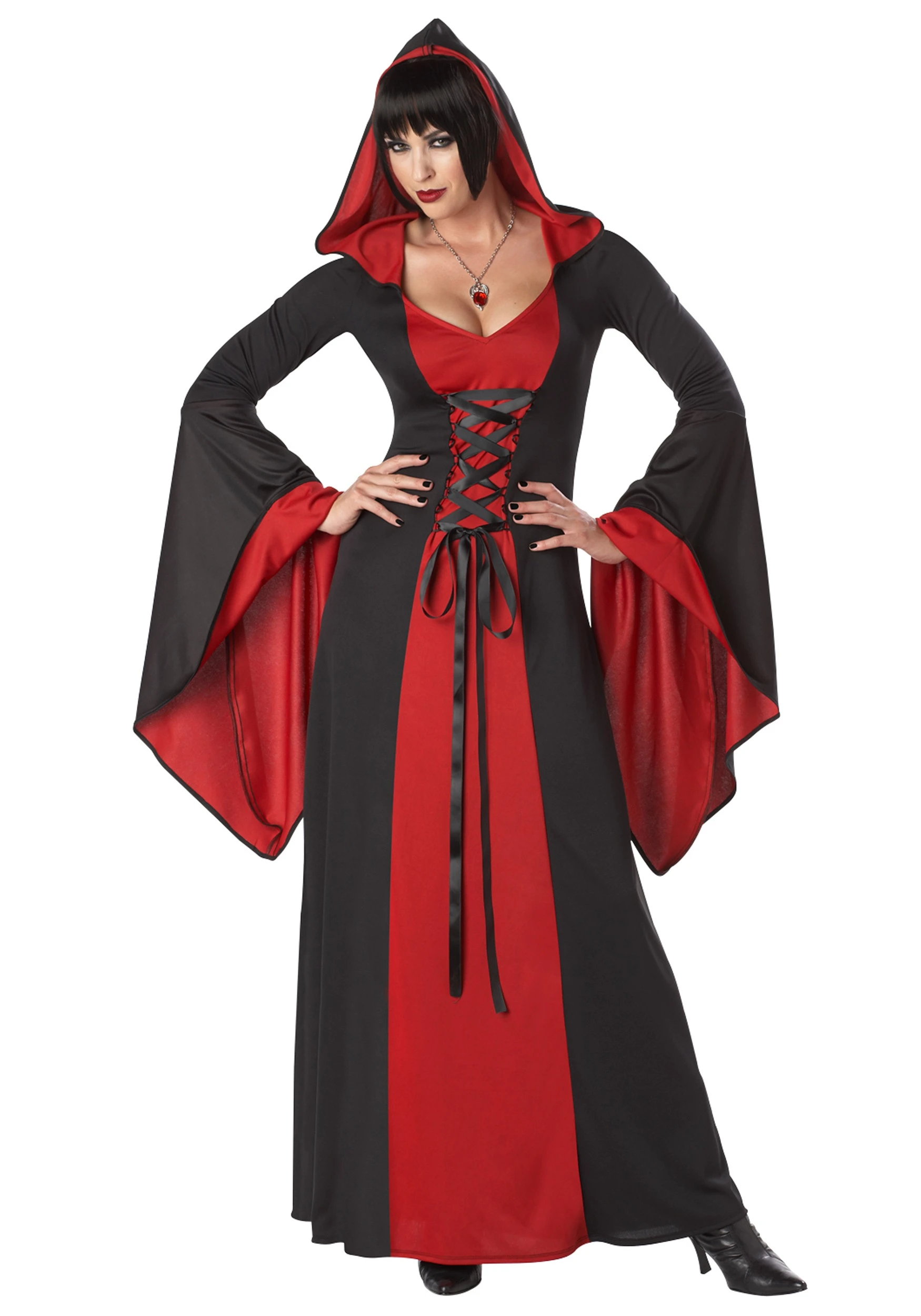 Plus Size Deluxe Hooded Robe Costume Plus Size Deluxe Hooded Robe Costume -FunCostumes shop deluxe hooded plus size robe