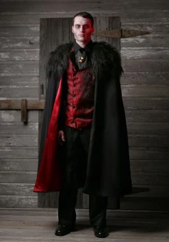 Deluxe Men's Plus Size Vampire Costume