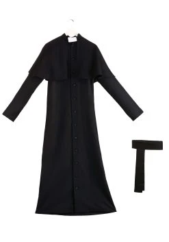 Deluxe Priest Men's Costume -FunCostumes shop deluxe priest mens costume flat