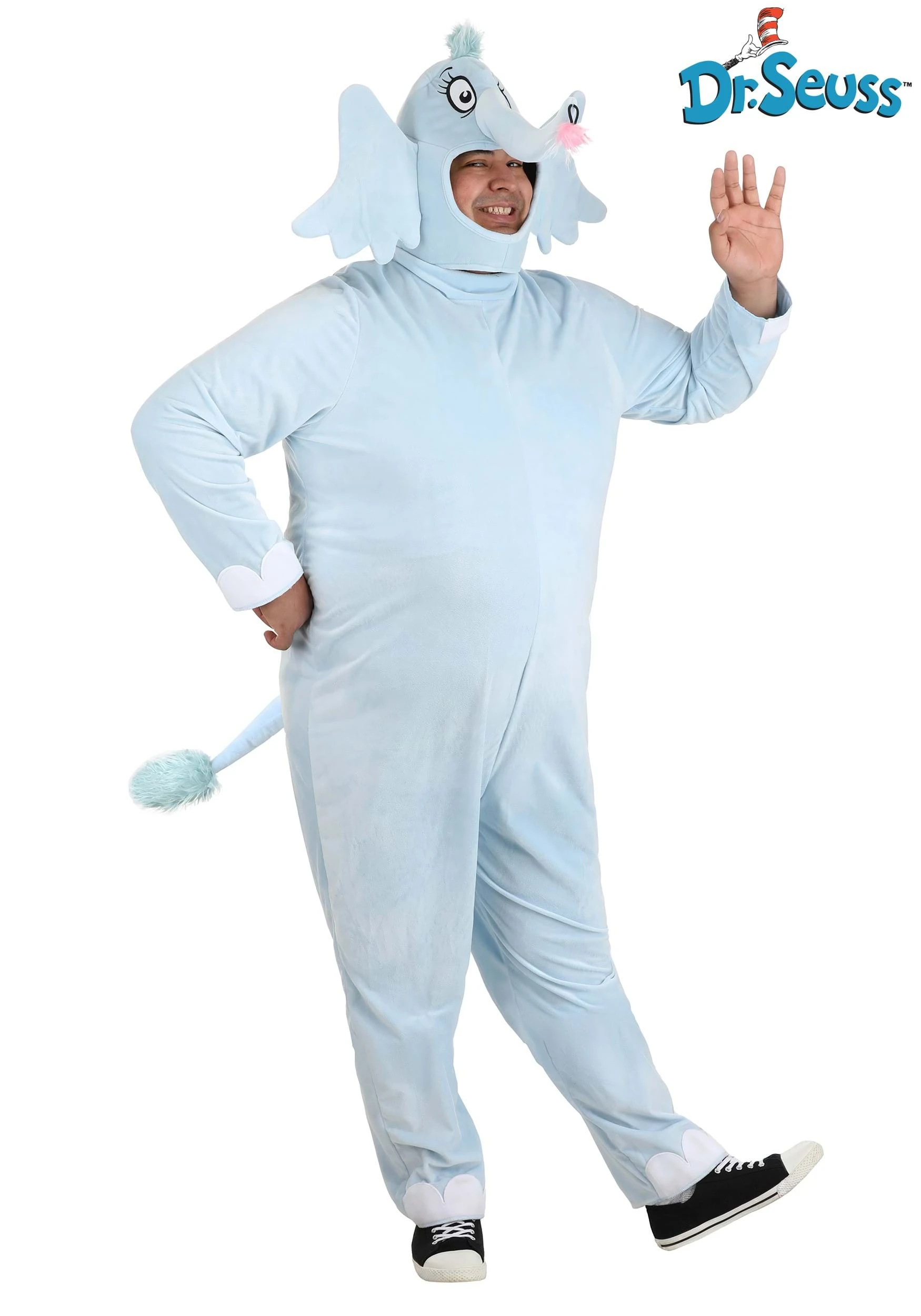 Dr. Seuss Horton Plus Size Costume For Adults 1 Dr. Seuss Horton Plus Size Costume For Adults
