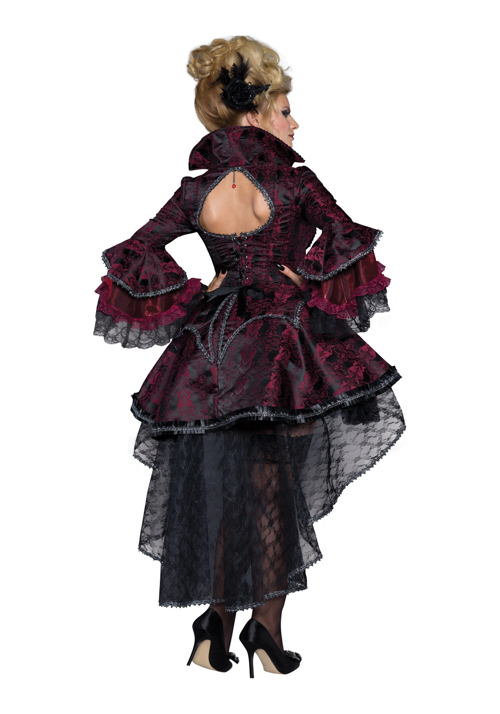 Women's Elegant Victorian Vamp Costume Women's Elegant Victorian Vamp Costume -FunCostumes shop elegant victorian vamp womens costume2