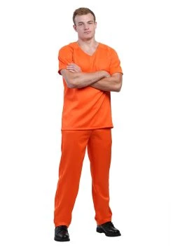 Adult Men's Orange Prisoner