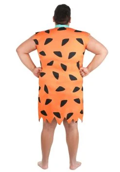 Flintstones Plus Size Fred Flintstone Costume For Adult -FunCostumes shop flintstones plus size adult fred flintstone costum alt 2