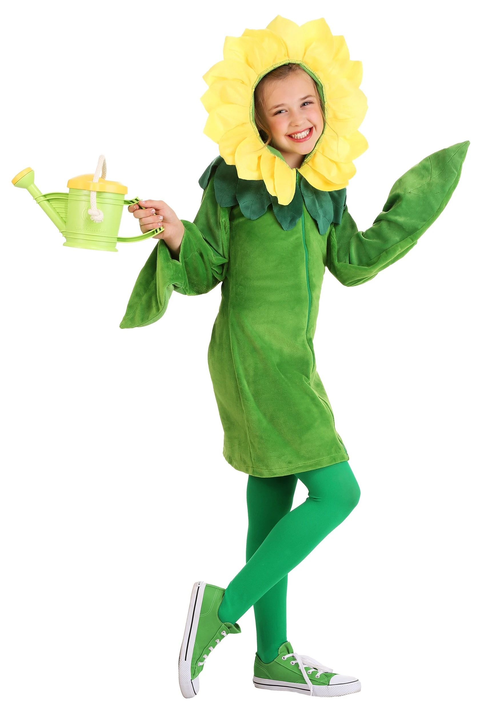 Flower Hoodie Dress For Girls 3 Flower Hoodie Dress For Girls - Image 3