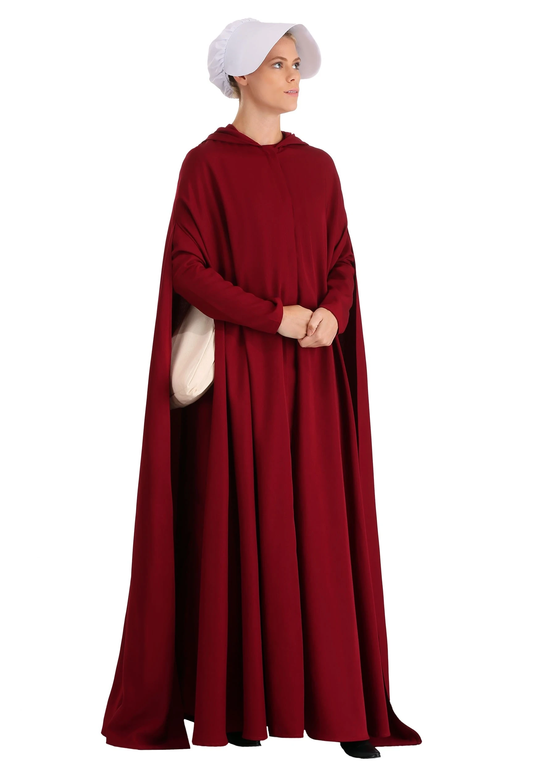 Women's Handmaid's Tale Deluxe Costume Women's Handmaid's Tale Deluxe Costume -FunCostumes shop handmaids tale deluxe womens costume alt 1