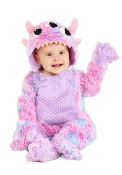 Infant Purple And Pink Monster Costume