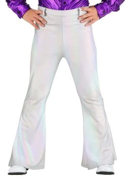 Holographic Disco Pants For Kids