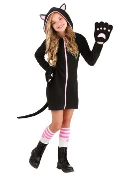 Midnight Kitty Costume For Kids