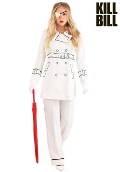 Kill Bill Elle Driver Trench Coat Woman's Costume