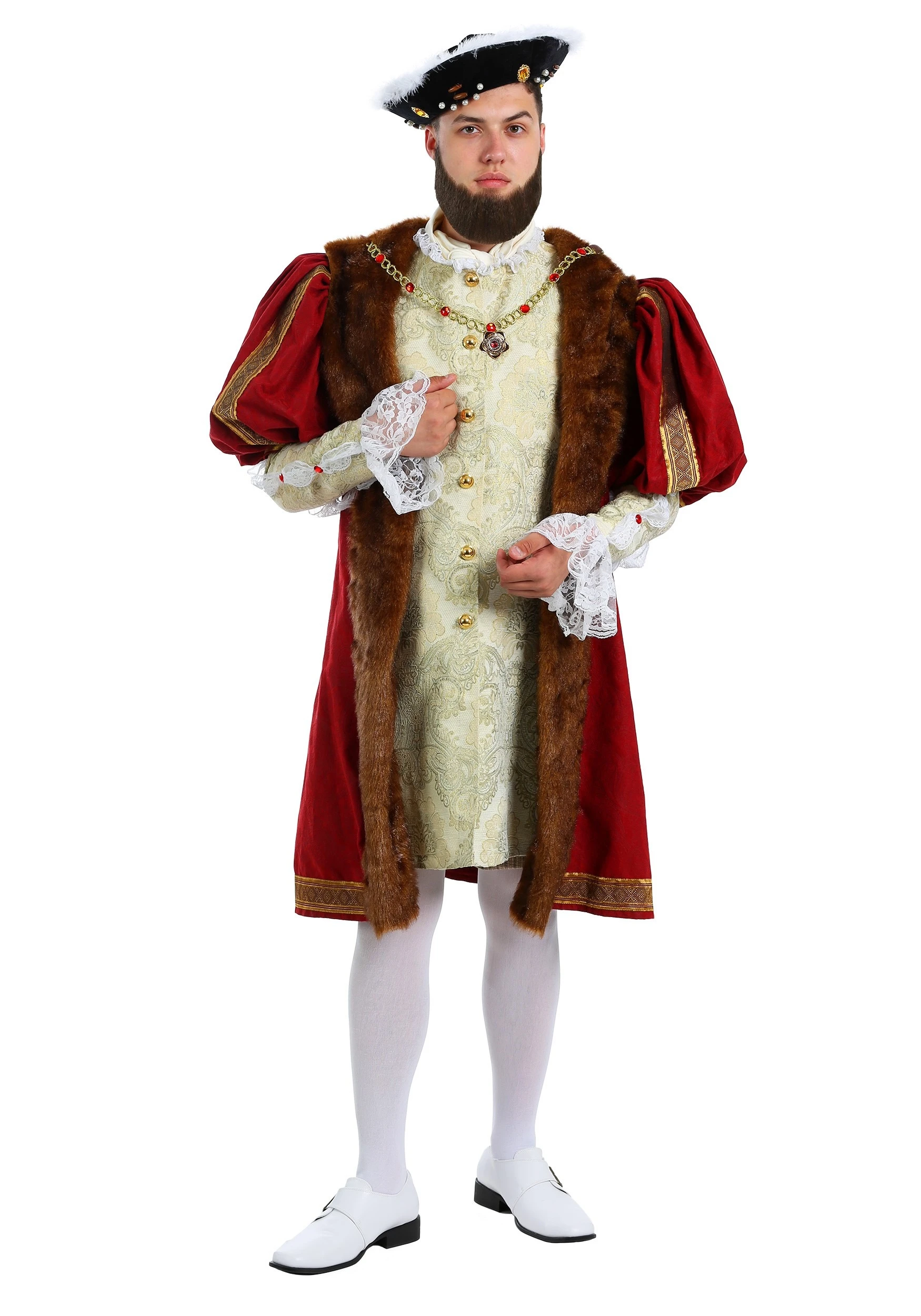 Plus Size Men's King Henry Costume 1 Plus Size Men's King Henry Costume