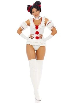 Women's Let's Play A Game Clown Costume