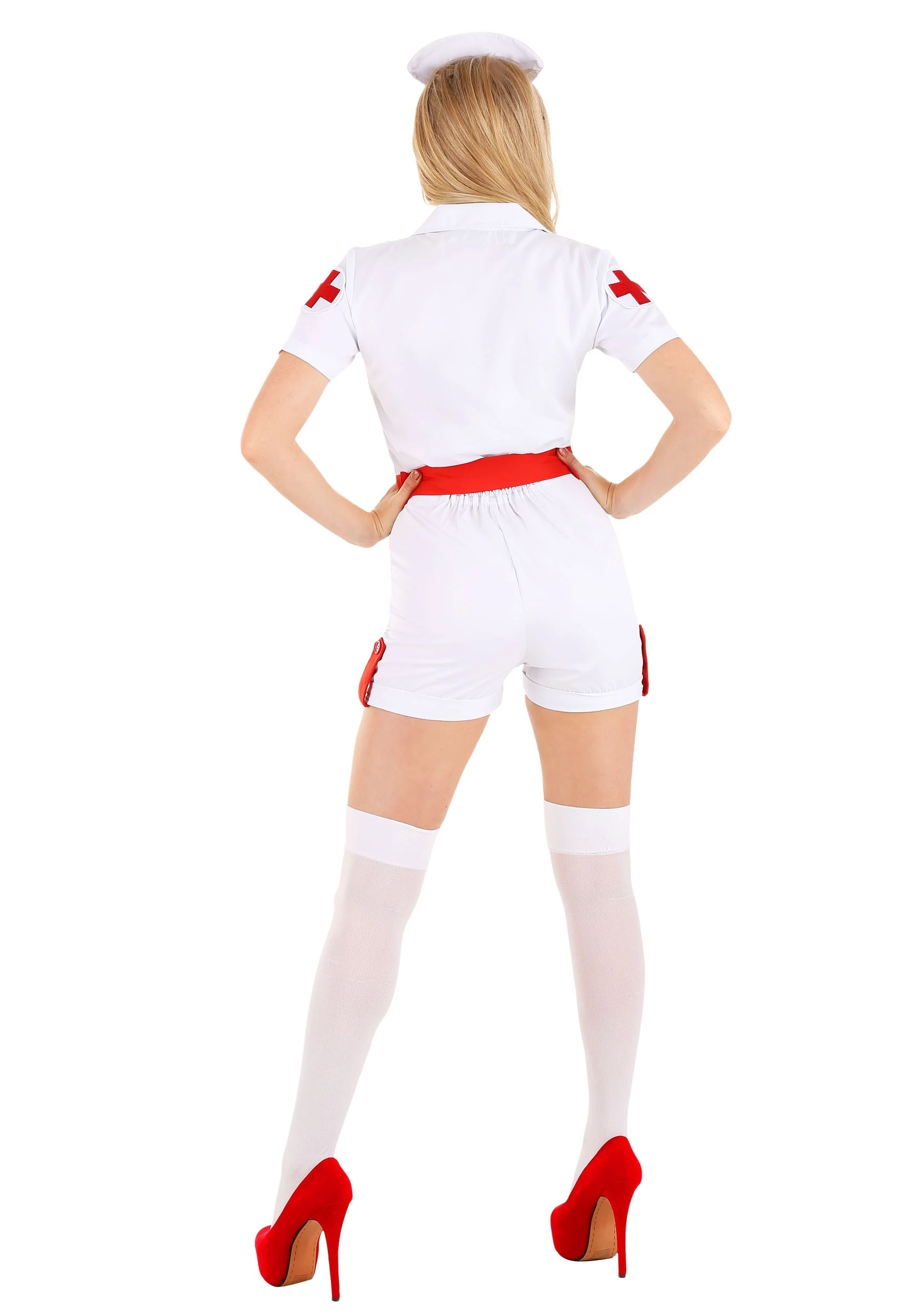 Love Shot Women's Nurse Costume Love Shot Women's Nurse Costume -FunCostumes shop love shot nurse costume for women alt 1
