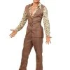 70's Brown Disco Suit Mens Costume