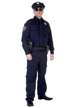 Mens Authentic Cop Costume