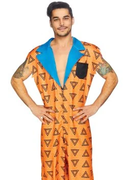 Men's Bedrock Bro Romphim Costume -FunCostumes shop mens bedrock bro romphim costume alt 2