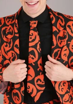 Mens David S. Pumpkins Costume -FunCostumes shop mens david s pumpkins costume