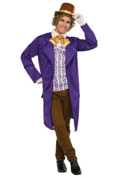 Deluxe Men's Willy Wonka Costume
