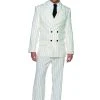 Mens Gangster White Costume
