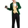 Mens Gold And Green Lucky Leprechaun Costume