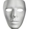 Plain White Male Mask For Men