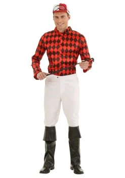Plus Size Adult Jockey Costume