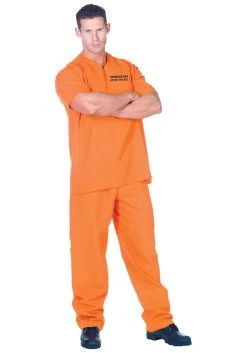 Mens Public Offender Inmate Costume
