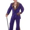 Mens Purple Pimp Costume