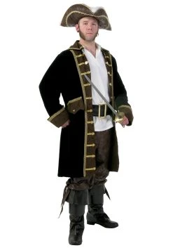 Plus Size Men's Realistic Pirate Costume