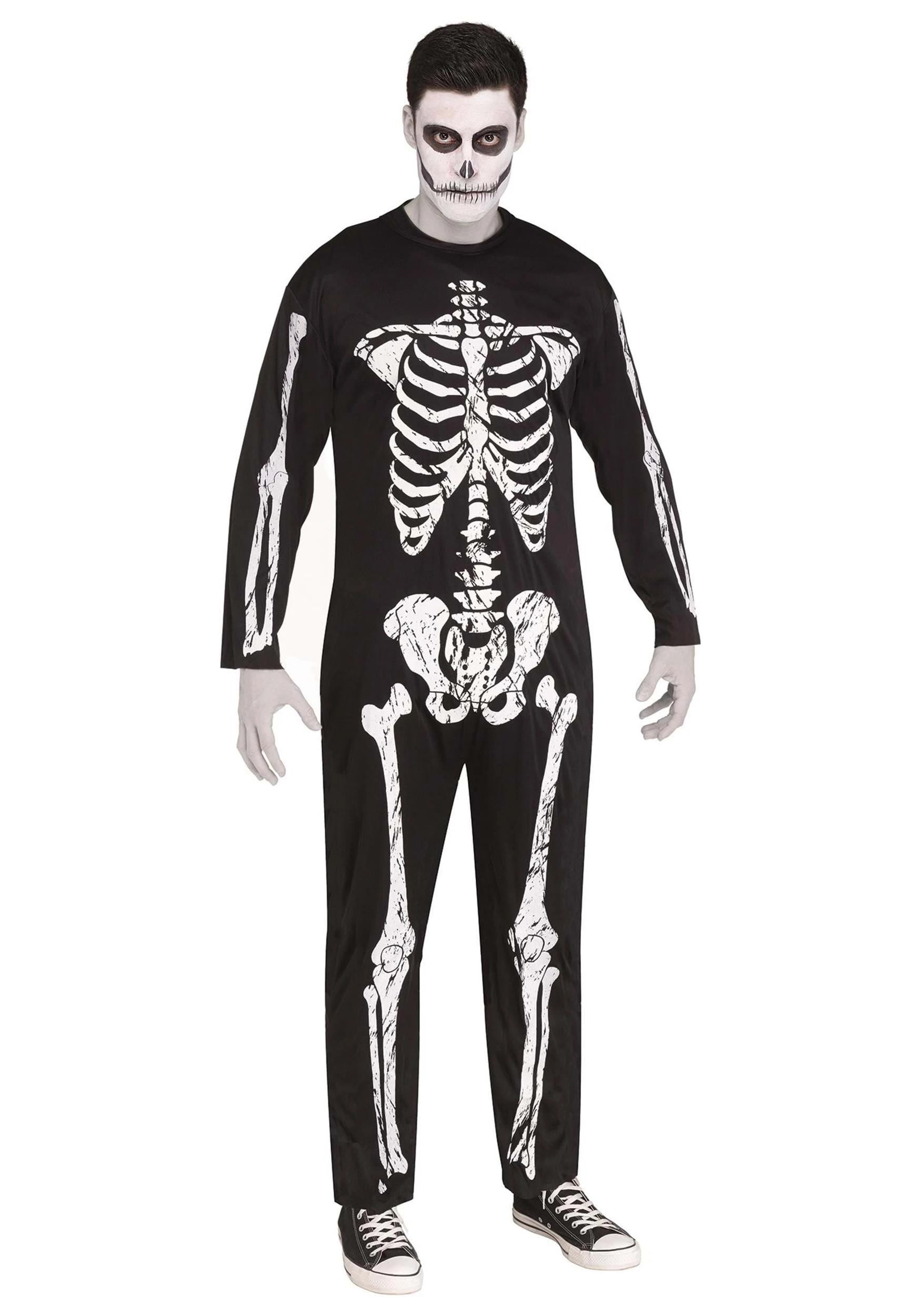 Men's Skeleton Jumpsuit Costume 1 Men's Skeleton Jumpsuit Costume