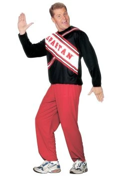 SNL Men's Spartan Cheerleader Costume