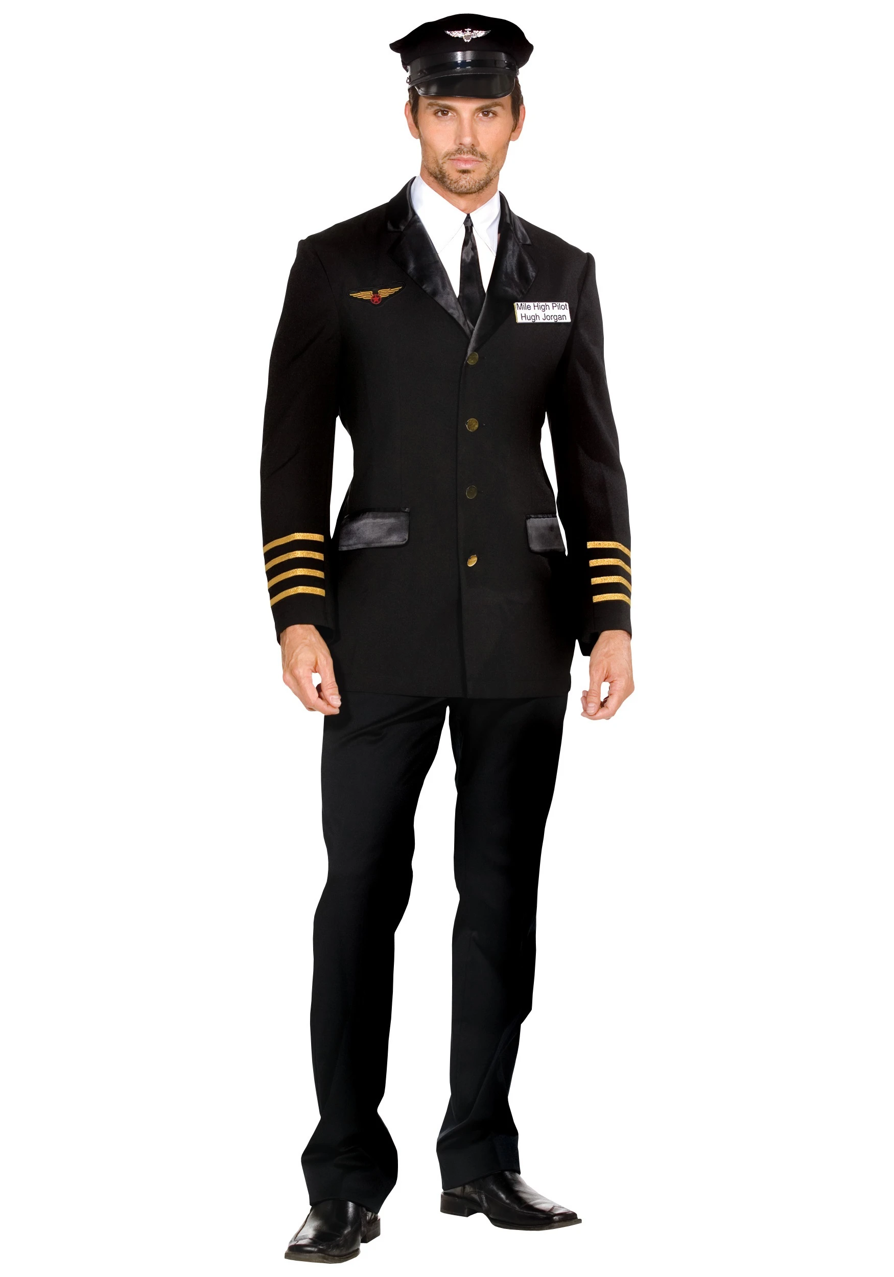 Mile High Pilot Costume For Men 1 Mile High Pilot Costume For Men