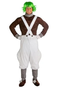 Men's Chocolate Factory Worker Plus Size Costume