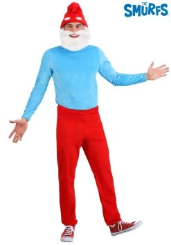 The Smurfs Adult Papa Smurf Costume