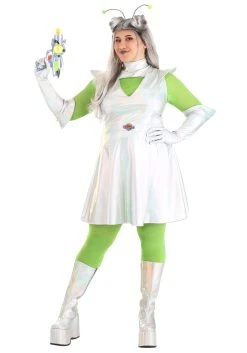 Women's Plus Size Outer Space Alien Costume