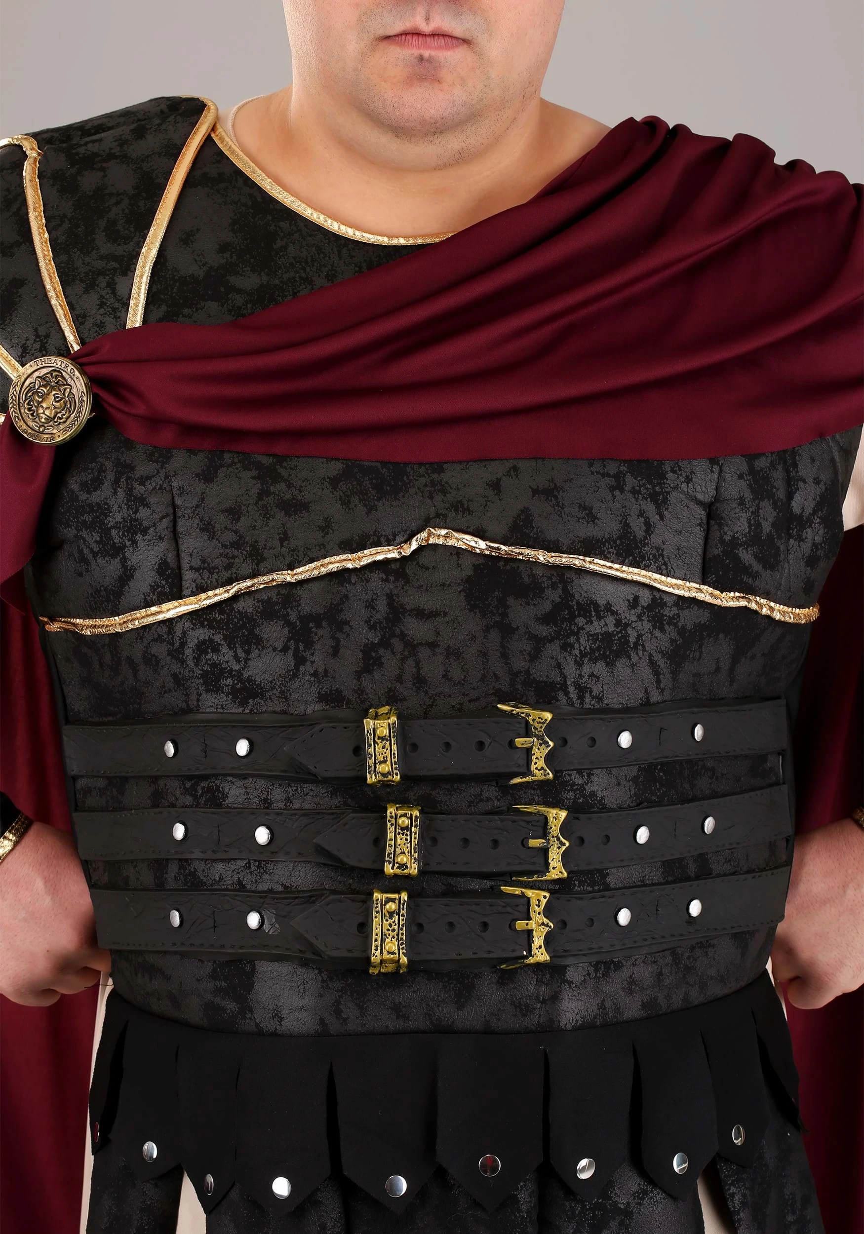 Plus Size Roman Gladiator Costume for Men Plus Size Roman Gladiator Costume For Men -FunCostumes shop plus size roman gladiator costume alt 8