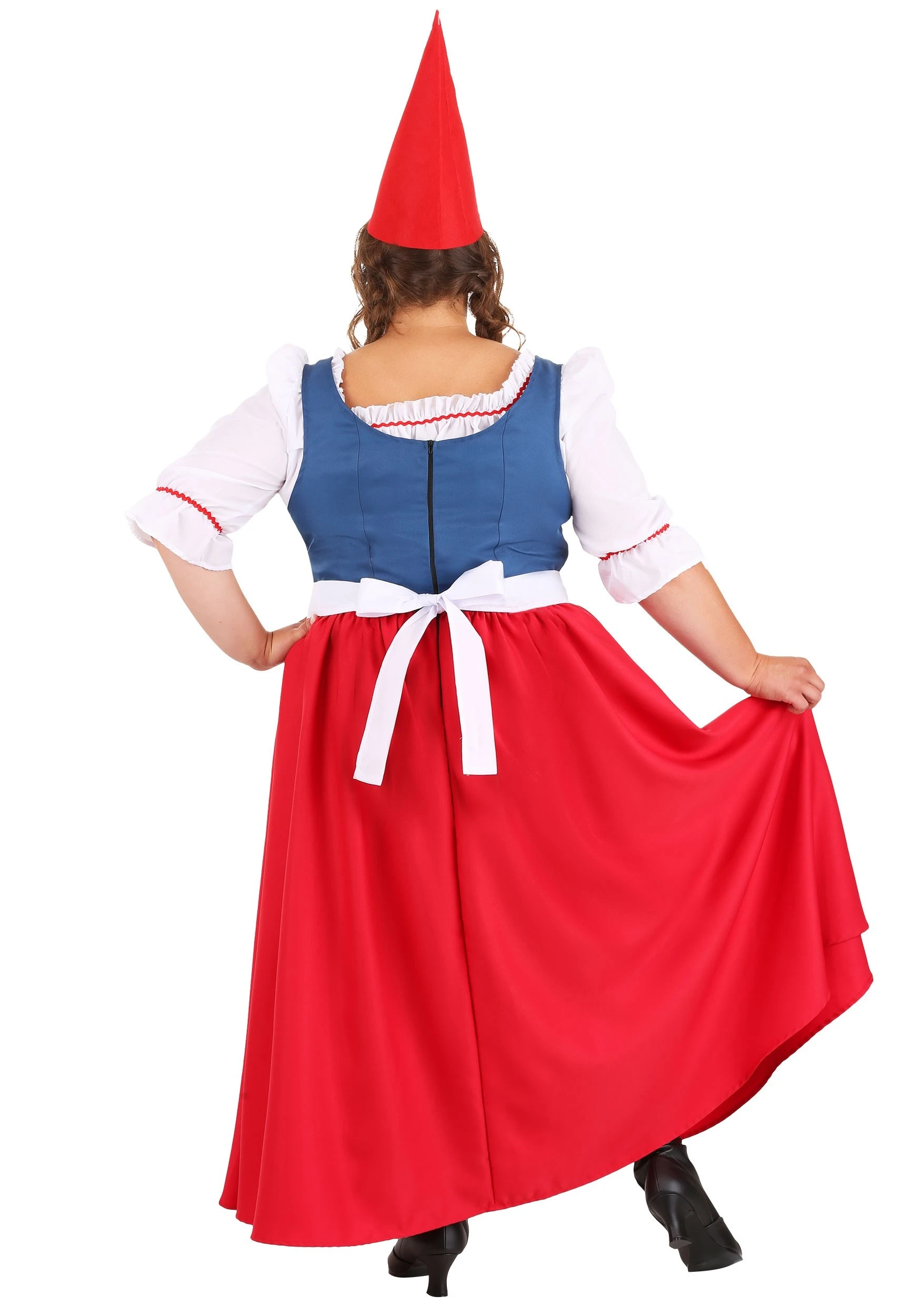 Plus Size Garden Gnome Costume For Women 2 Plus Size Garden Gnome Costume For Women - Image 2