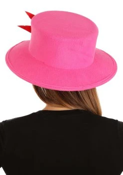 Queen Elizabeth II Pink Costume Hat 8 Queen Elizabeth II Pink Costume Hat -FunCostumes shop queen elizabeth ii hat alt 3