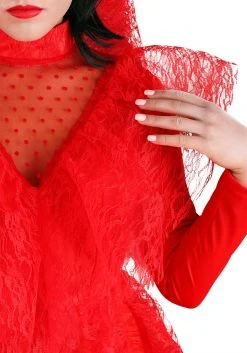 Red Gothic Plus Size Wedding Dress Costume 2 Red Gothic Plus Size Wedding Dress Costume -FunCostumes shop red gothic plus size wedding dress costume 2